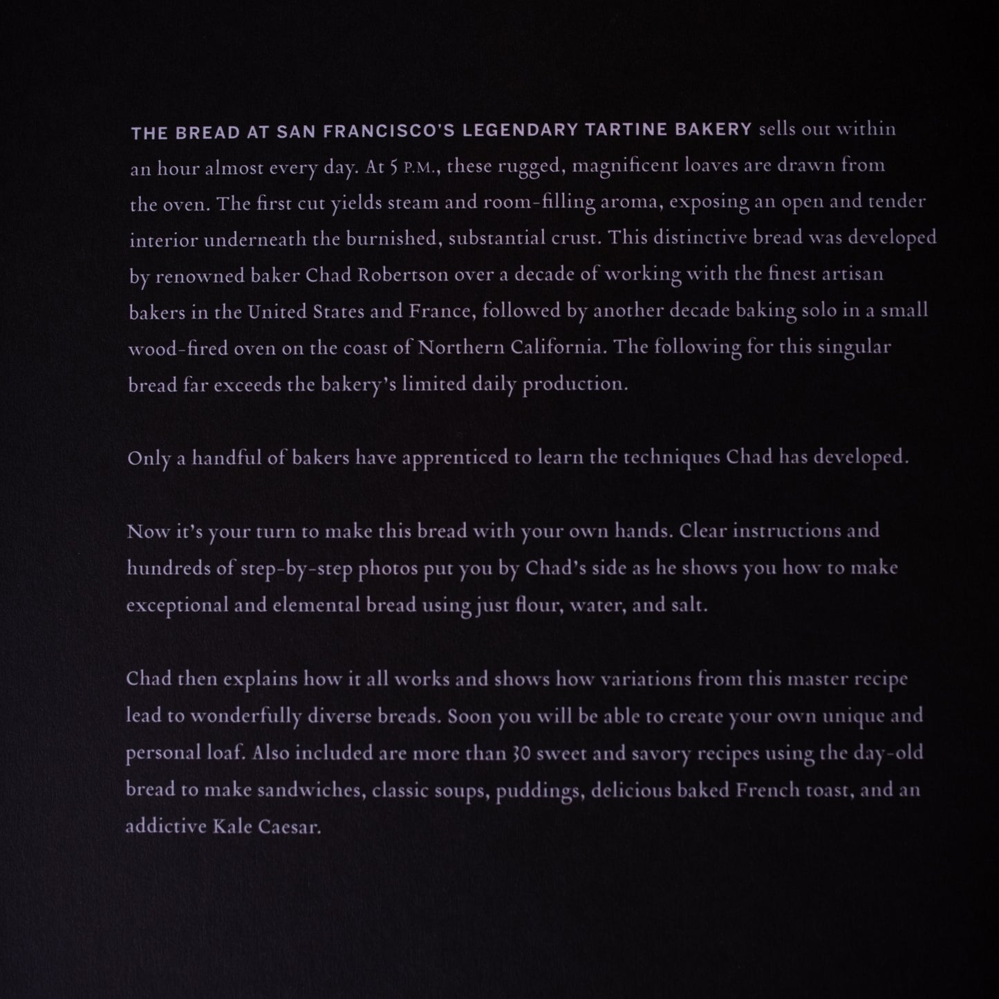 BOEK C. Robertson: Tartine Bread